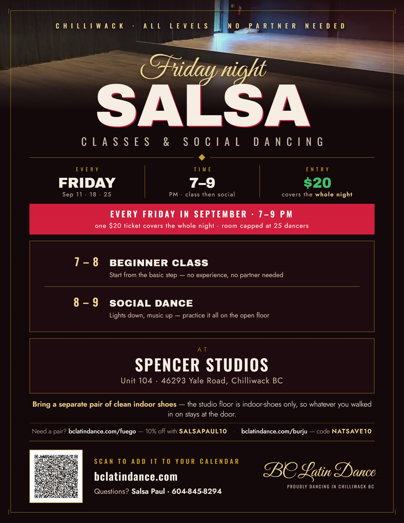 Print Poster — Friday Night Salsa